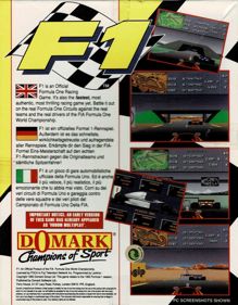 Formula One - Box - Back (Europe) - 624x800