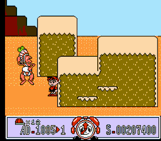 Time Zone - Screenshot - Gameplay (World) - 256x224