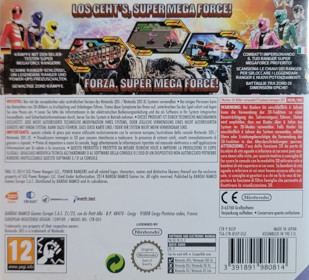 Power Rangers Super Megaforce - Box - Back (Europe) - 1310x1188
