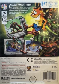 Crash: Mind Over Mutant - Box - Back (Europe) - 1173x1665
