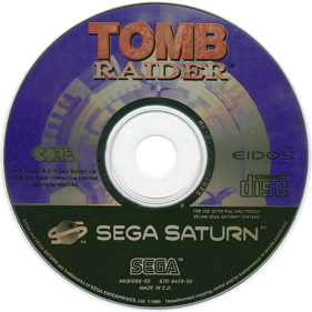 Tomb Raider - Disc (Europe) - 1000x1000