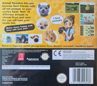 Animal Paradise - Box - Back (Europe) - 1599x1431