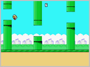 Flapee Byrd - Screenshot - Gameplay (World) - 256x192