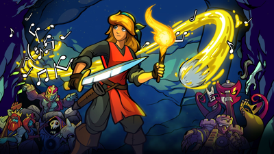 Illustration of Crypt of the NecroDancer Pinball