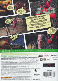Deadpool - Box - Back (Germany) - 907x1278