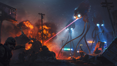 Robots Invasion - Fanart - Background (World) - 1920x1080