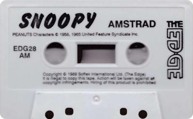 Snoopy: The Cool Computer Game - Cart - Front (Europe) - 564x349