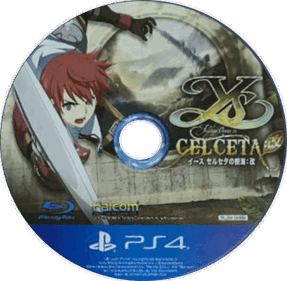 Ys: Memories of Celceta - Disc (Japan) - 426x417