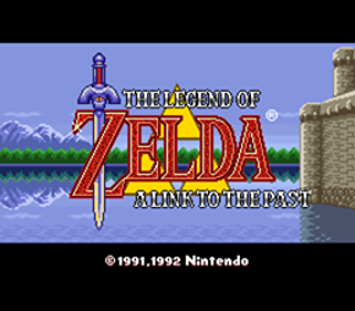 The Legend of Zelda: A Link to the Past - Screenshot - Game Title (World) - 256x224