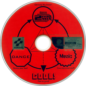 Dance Dance Revolution 2nd Mix: Dreamcast Edition - Disc (Japan) - 400x400