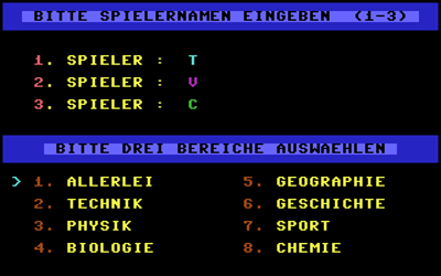 3 x 3 - Screenshot - Game Select (Germany) - 320x200