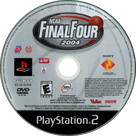 NCAA Final Four 2004 - Disc (North America) - 1478x1476