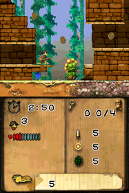 Crazy Chicken: Jump'n Run: Atlantis Quest - Screenshot - Gameplay (World) - 256x384