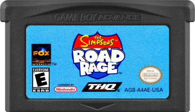 The Simpsons: Road Rage - Cart - Front (North America) - 1000x574