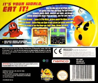 Pac-Man World 3 - Box - Back (Europe) - 1315x1124