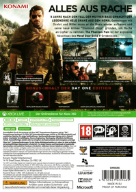 Metal Gear Solid V: The Phantom Pain - Box - Back (Europe) - 3040x4292