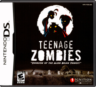 Teenage Zombies: Invasion of the Alien Brain Thingys! - Box - Front - Reconstructed (North America) - 774x708