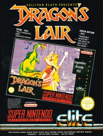 Dragon's Lair - Advertisement Flyer - Front (United Kingdom) - 1669x2196