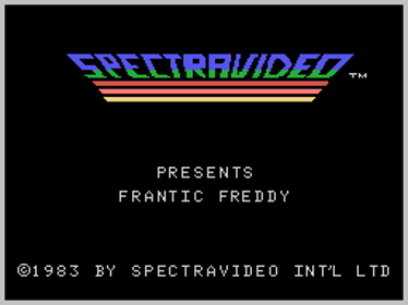 Frantic Freddy - Screenshot - Game Title (North America) - 256x192