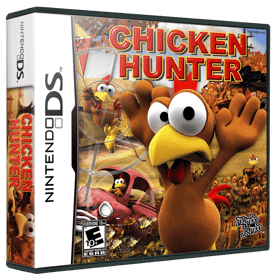 Chicken Hunter - Box - 3D (North America) - 900x911