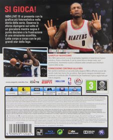 NBA Live 15 - Box - Back (Italy) - 1210x1500