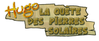 Hugo: The Quest for the Sunstones - Clear Logo (France) - 600x252