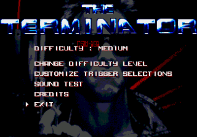 The Terminator - Screenshot - Game Select (North America) - 640x448