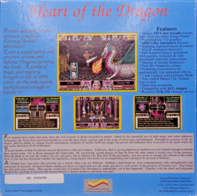 Heart of the Dragon - Box - Back (North America) - 1110x1104