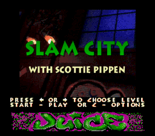 Slam City with Scottie Pippen - Screenshot - Game Title (North America) - 256x224