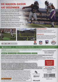 Madden NFL 15 - Box - Back (Germany) - 502x708