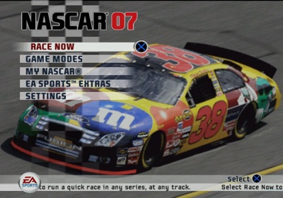 NASCAR 07 - Screenshot - Game Select (World) - 640x448