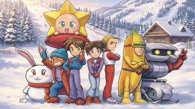 WakuWaku Ski Wonder Spur - Fanart - Background (Japan) - 1920x1080