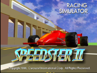 Speedster II - Screenshot - Game Title (North America) - 320x240