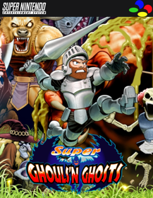 Super Ghouls 'n Ghosts - Fanart - Box - Front (North America) - 500x646