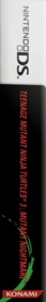 Teenage Mutant Ninja Turtles 3: Mutant Nightmare - Box - Spine (North America) - 136x876