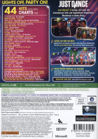 Just Dance 4 - Box - Back (Germany) - 600x853