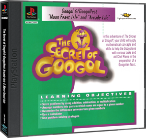 Secret of Googol 6/ Googolfest: Arcade Isle: Moon Feast Isle - Box - 3D (North America) - 1409x1330