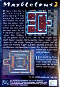 Marblelous 2 - Box - Back (Europe) - 503x721