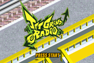 Jet Grind Radio - Screenshot - Game Title (North America) - 240x160