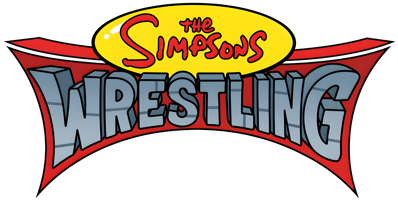 The Simpsons Wrestling - Clear Logo (World) - 4500x2261