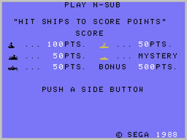 N-Sub - Screenshot - Game Title (World) - 256x192