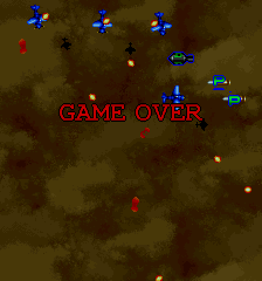 Strikers 1945 - Screenshot - Game Over (Japan) - 448x480