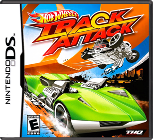 Hot Wheels: Track Attack - Box - Front - Reconstructed (North America) - 774x708