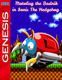 Motobug the Badnik in Sonic The Hedgehog - Fanart - Box - Front (World) - 798x1016