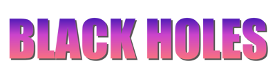 Black Holes - Clear Logo (World) - 1844x473