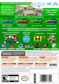 Mario Kart Wii Deluxe X: Green Edition - Box - Back (World) - 399x563