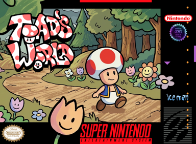 Toad's World - Fanart - Box - Front (North America) - 1050x767