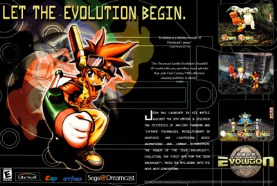 Evolution: The World of Sacred Device - Advertisement Flyer - Front (North America) - 2452x1650