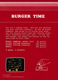 BurgerTime - Box - Back (Asia) - 879x1194