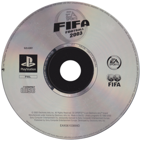 FIFA Soccer 2003 - Disc (Europe) - 600x600